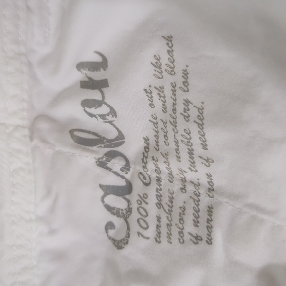 CASLON BELTED ROLL UP COTTON SHORTS SIZE 8 - Picture 5 of 5